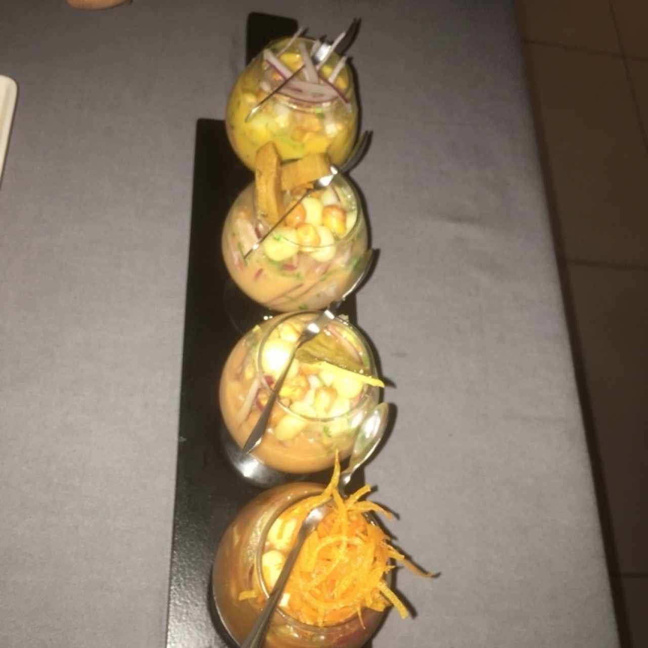 Degustación de ceviches