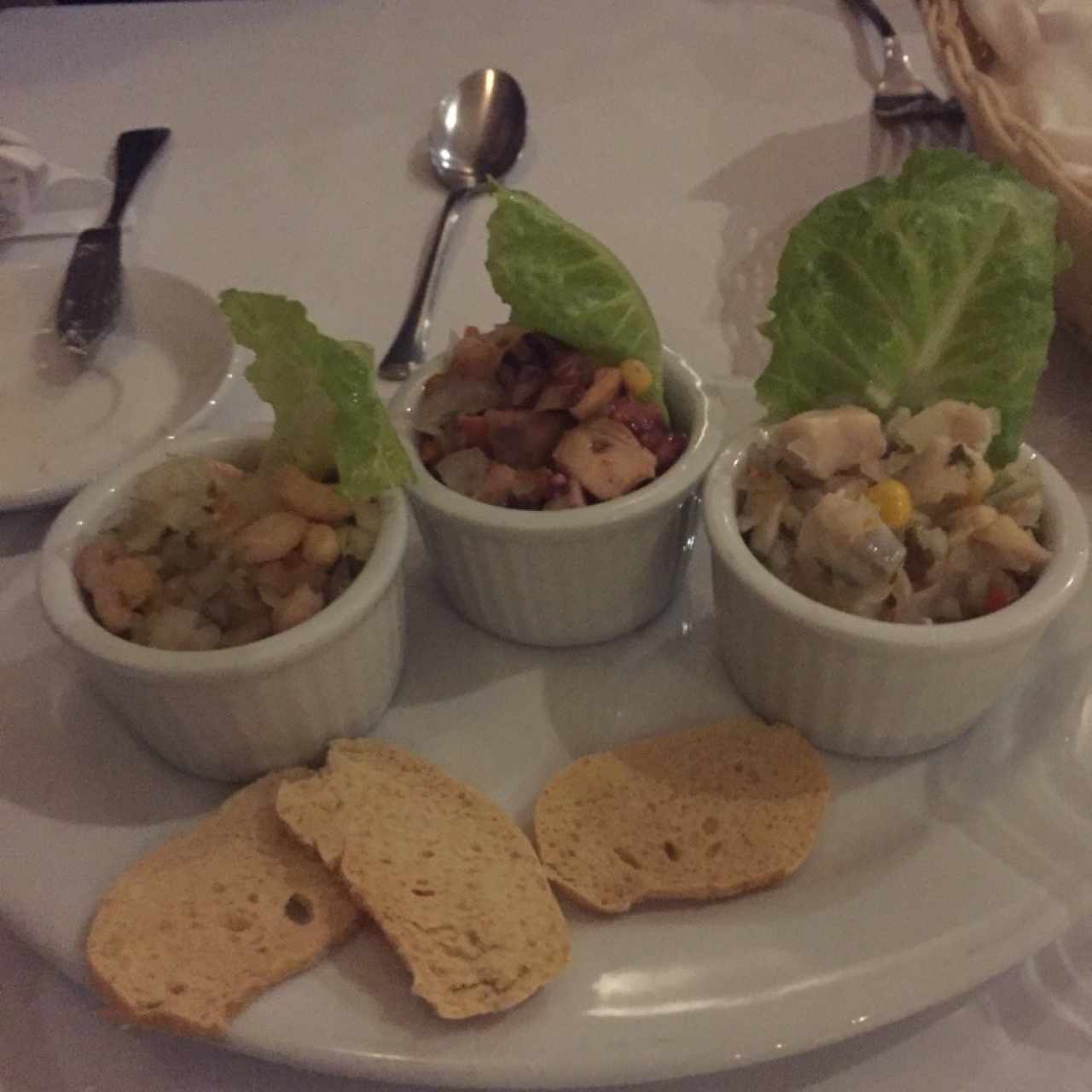 Entrada de Ceviches