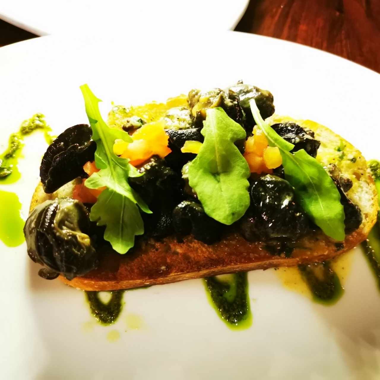 Tartine de escargots