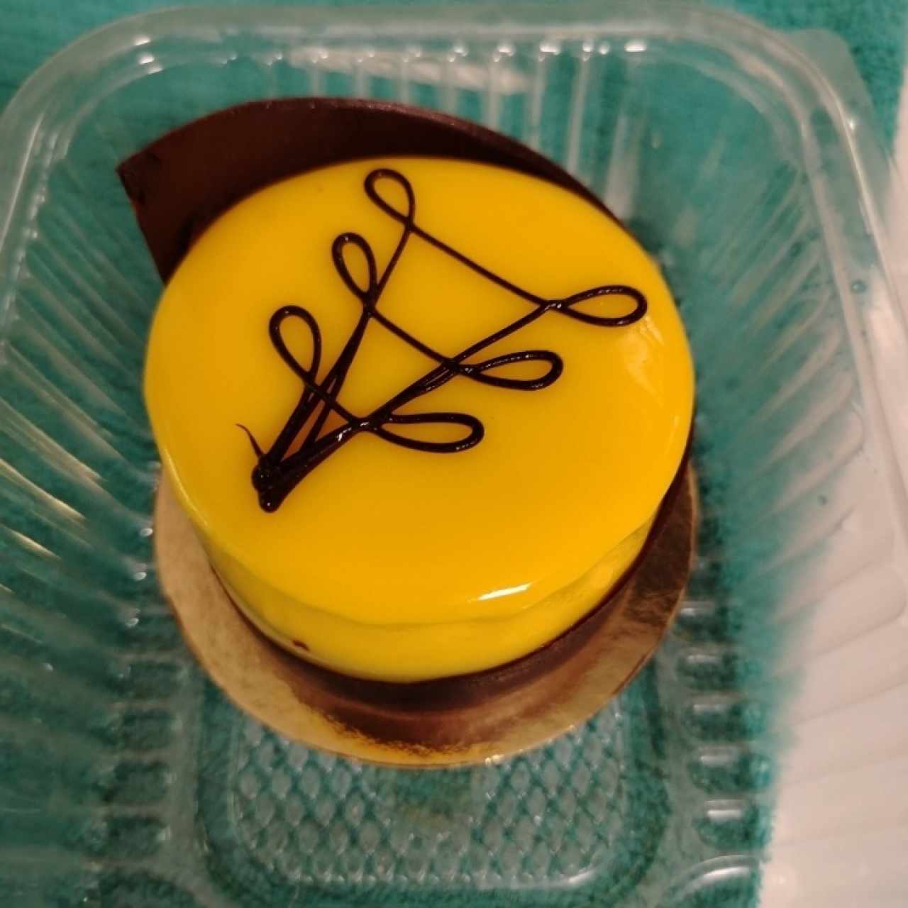 Tarta de limón y chocolate 
