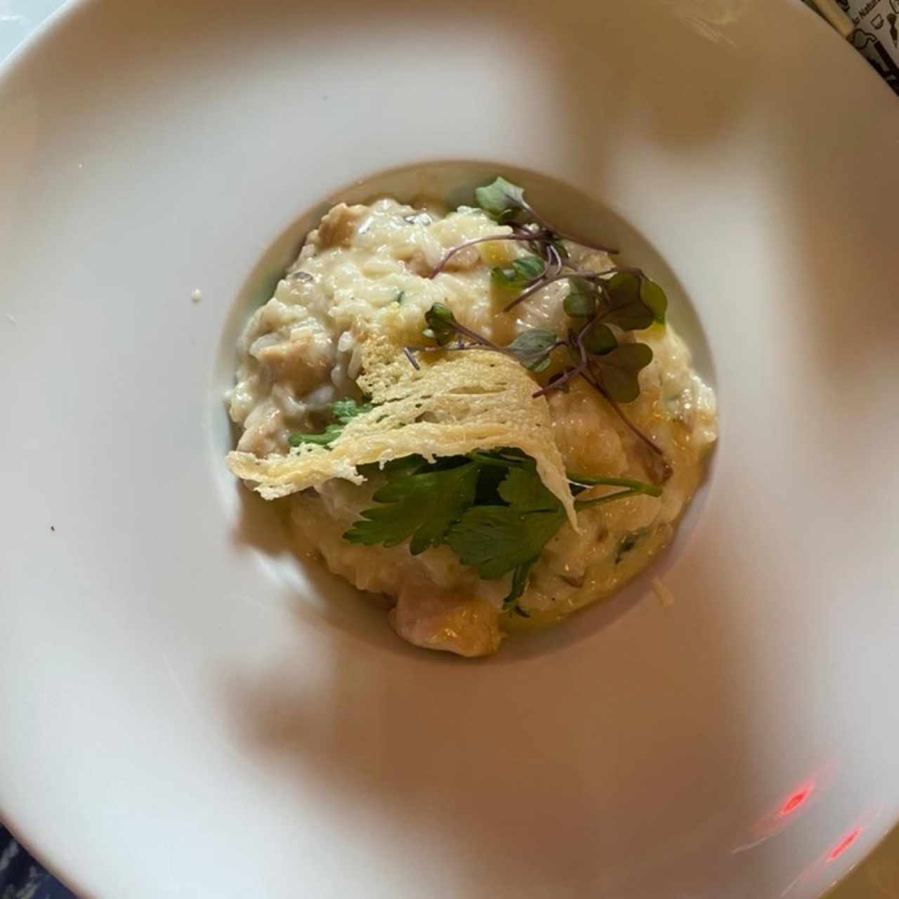 Risotto de poulet et champignons portobello et asperges