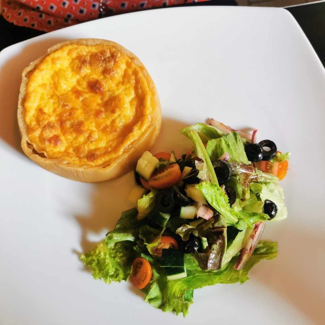 Quiche Lorraine et sa Salade