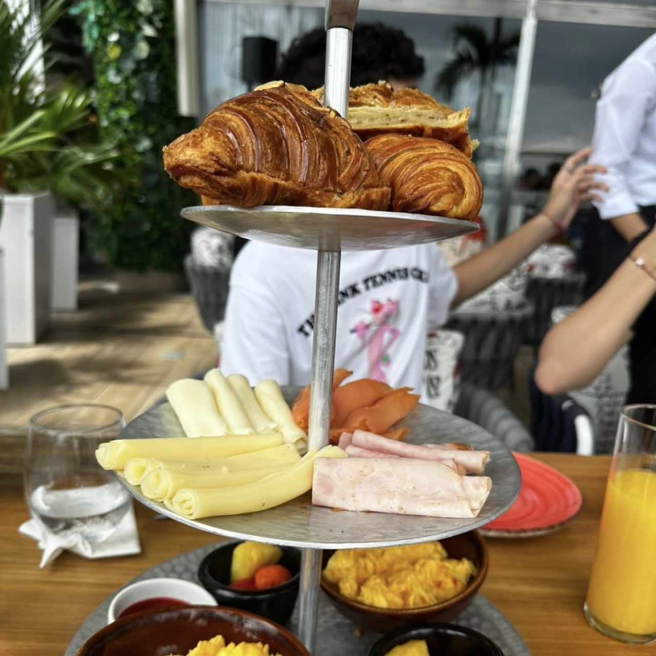 Desayuno mañanero francés
