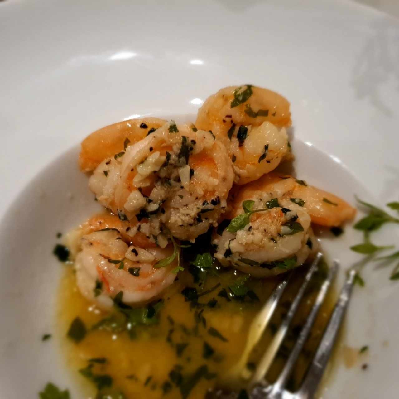 langostinos al ajillo