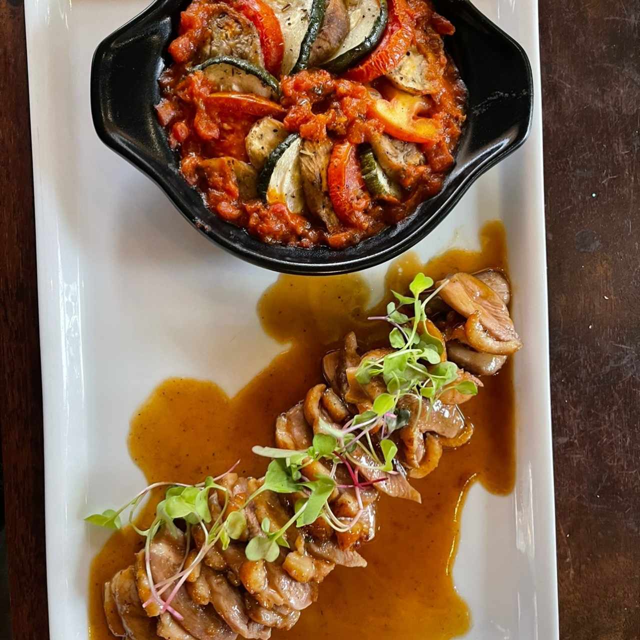 Magret de canard á l'orange