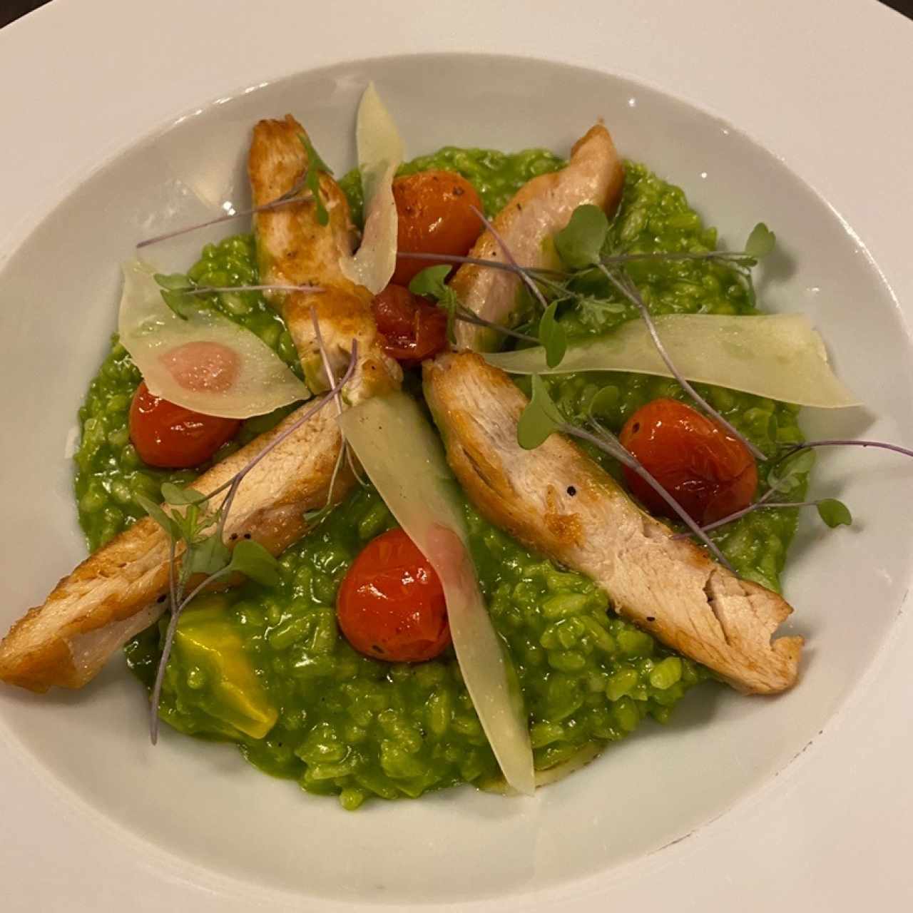 Risotto de Poulet et Avocat