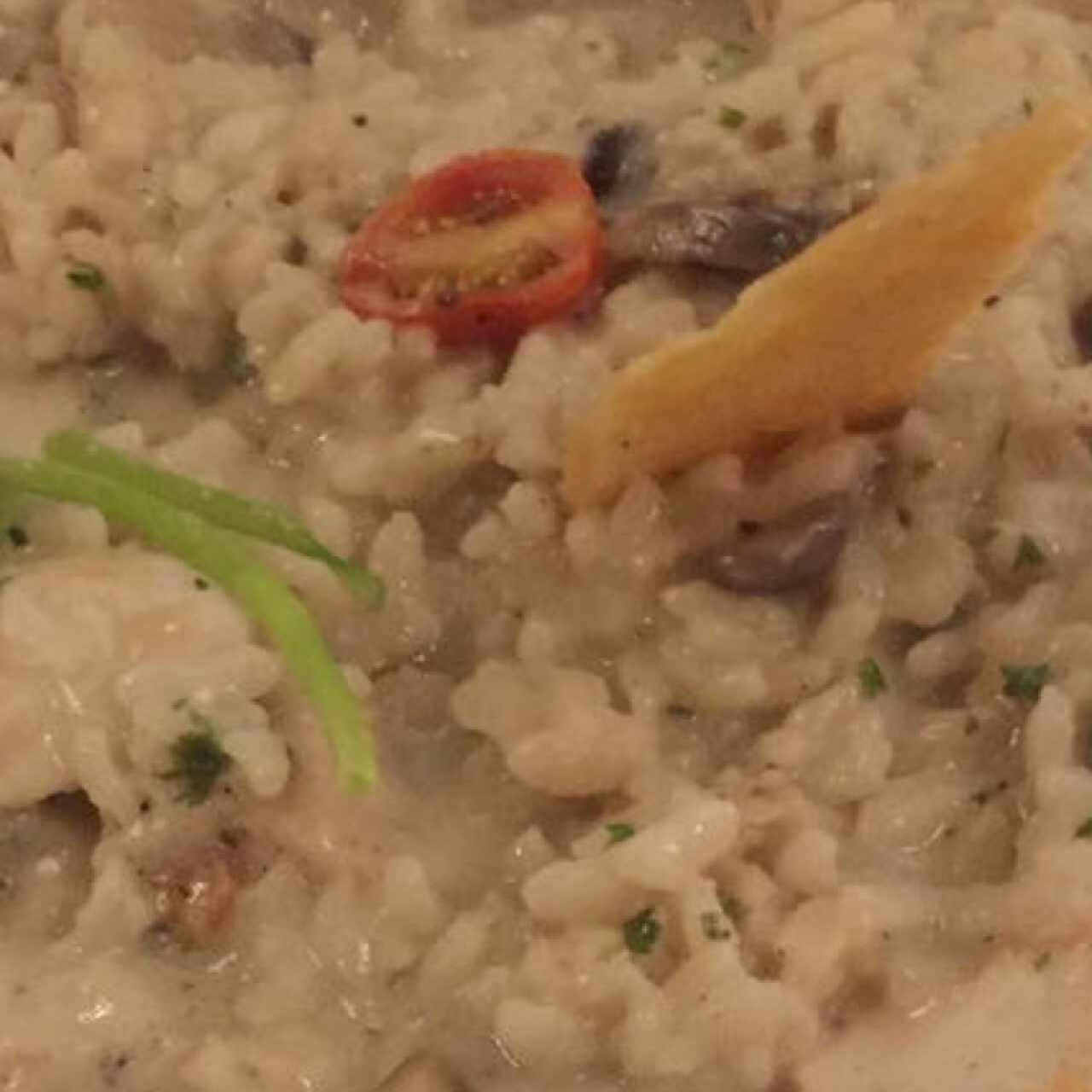 risotto de champiñones