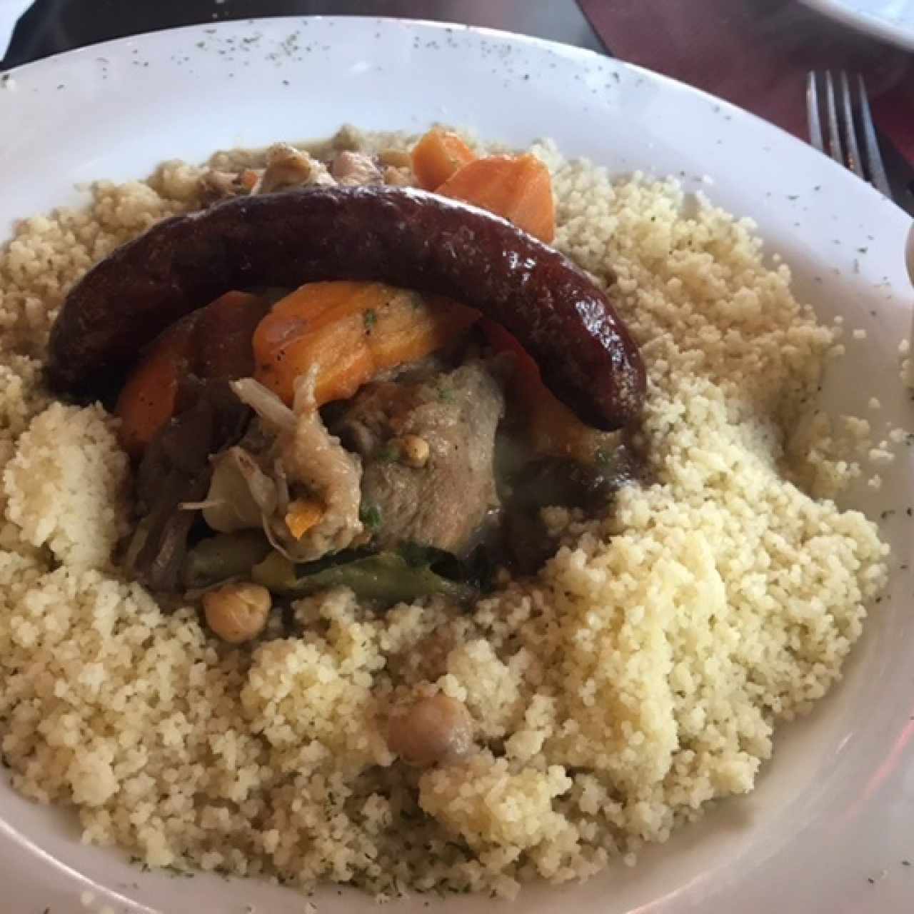 Plats forts - Couscous Poulet, Merguez