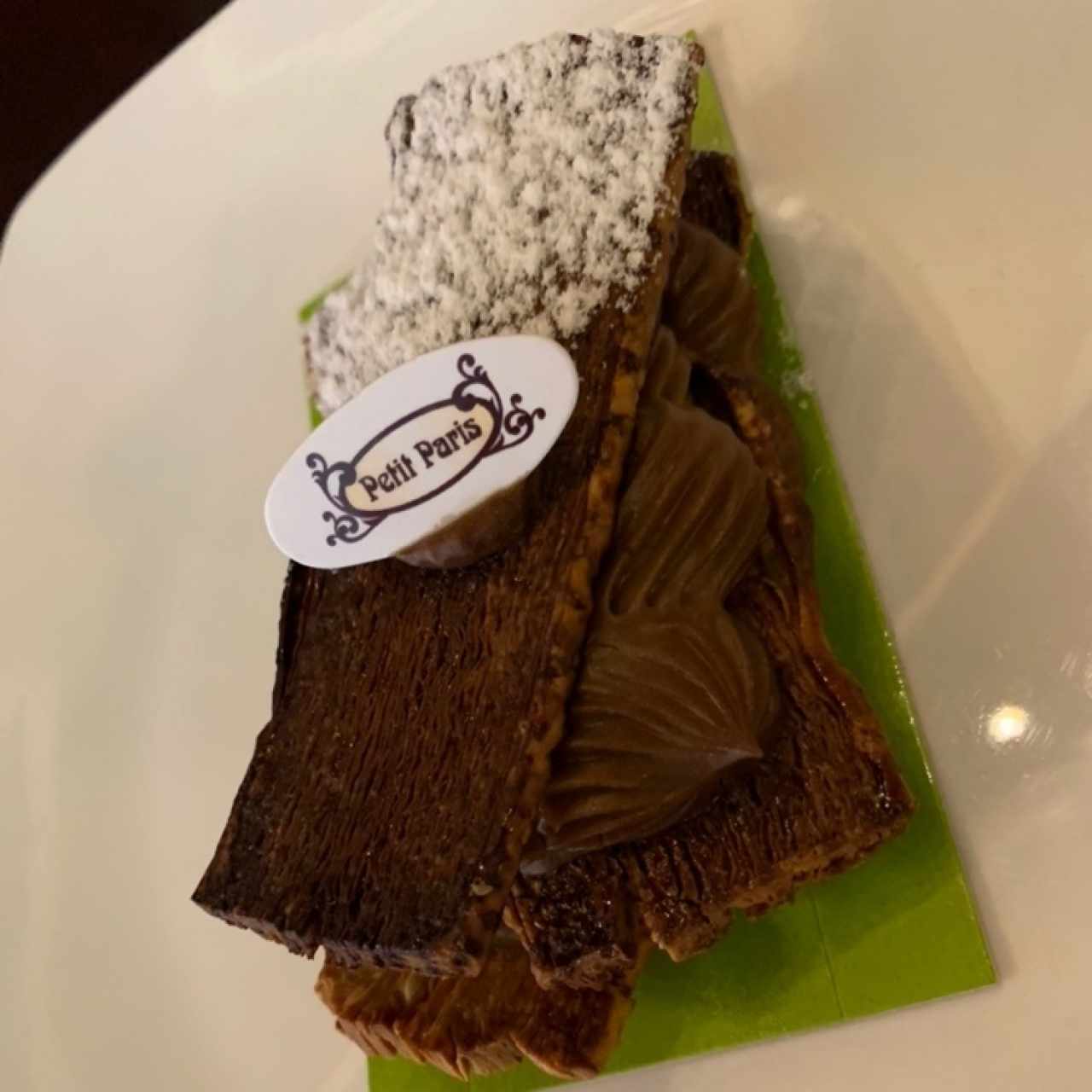 Milhojas de café