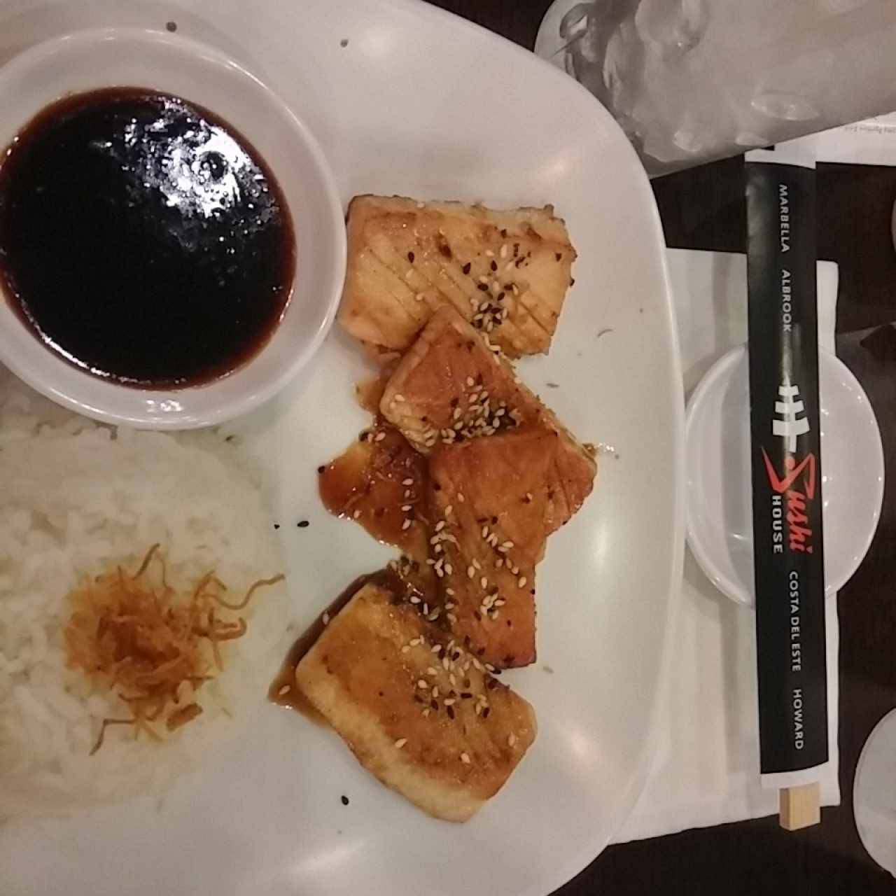 Salmón Teriyaki