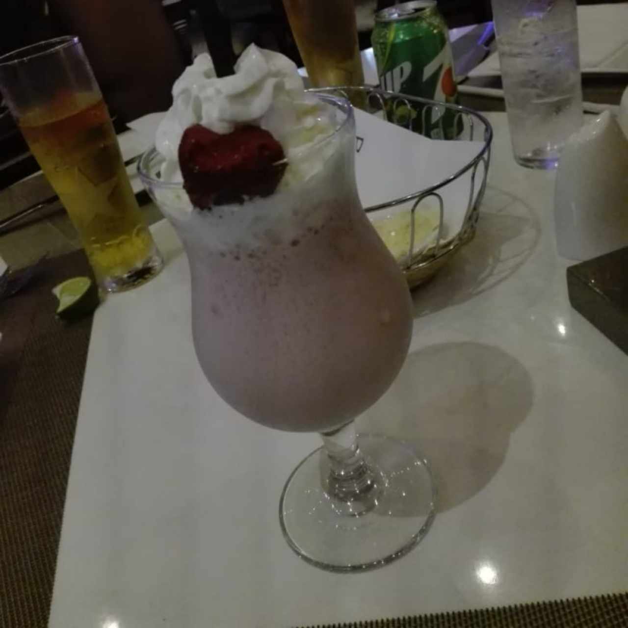 batido de fresa