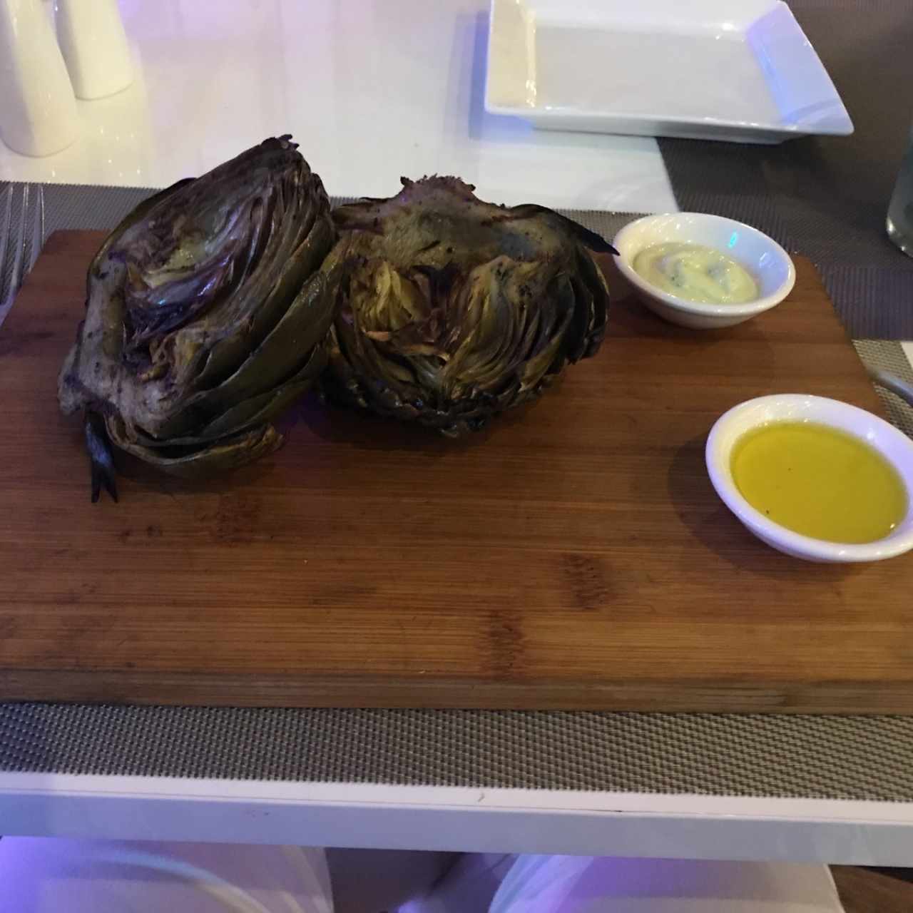 alcachofas al grill