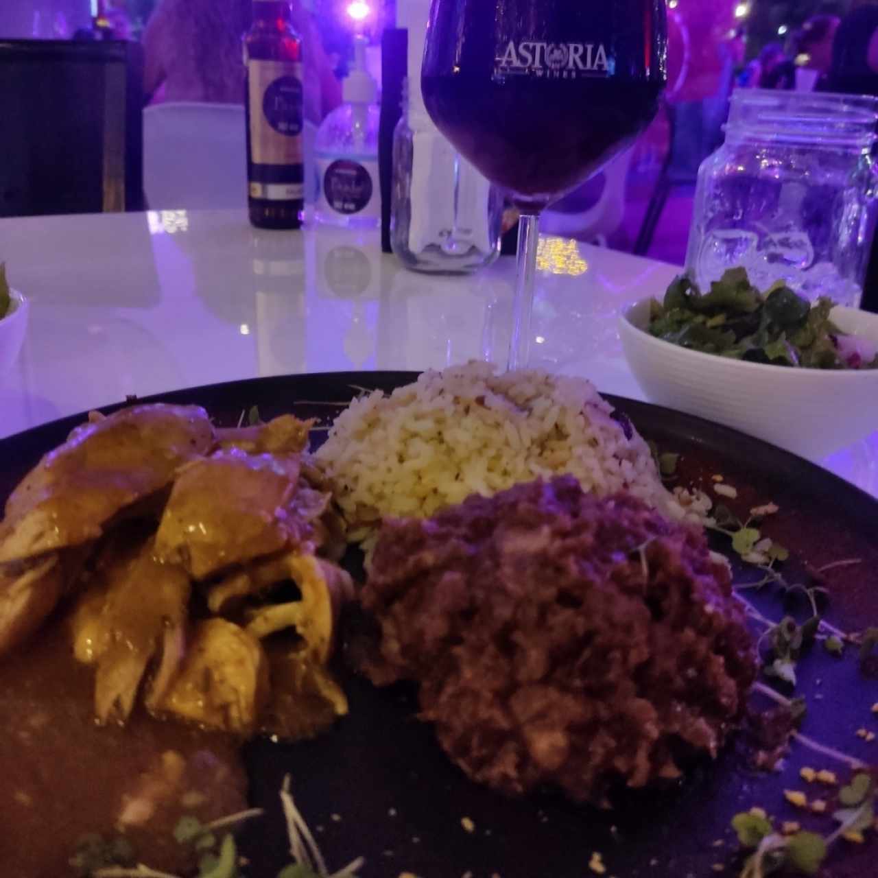 cena de acción de gracia 