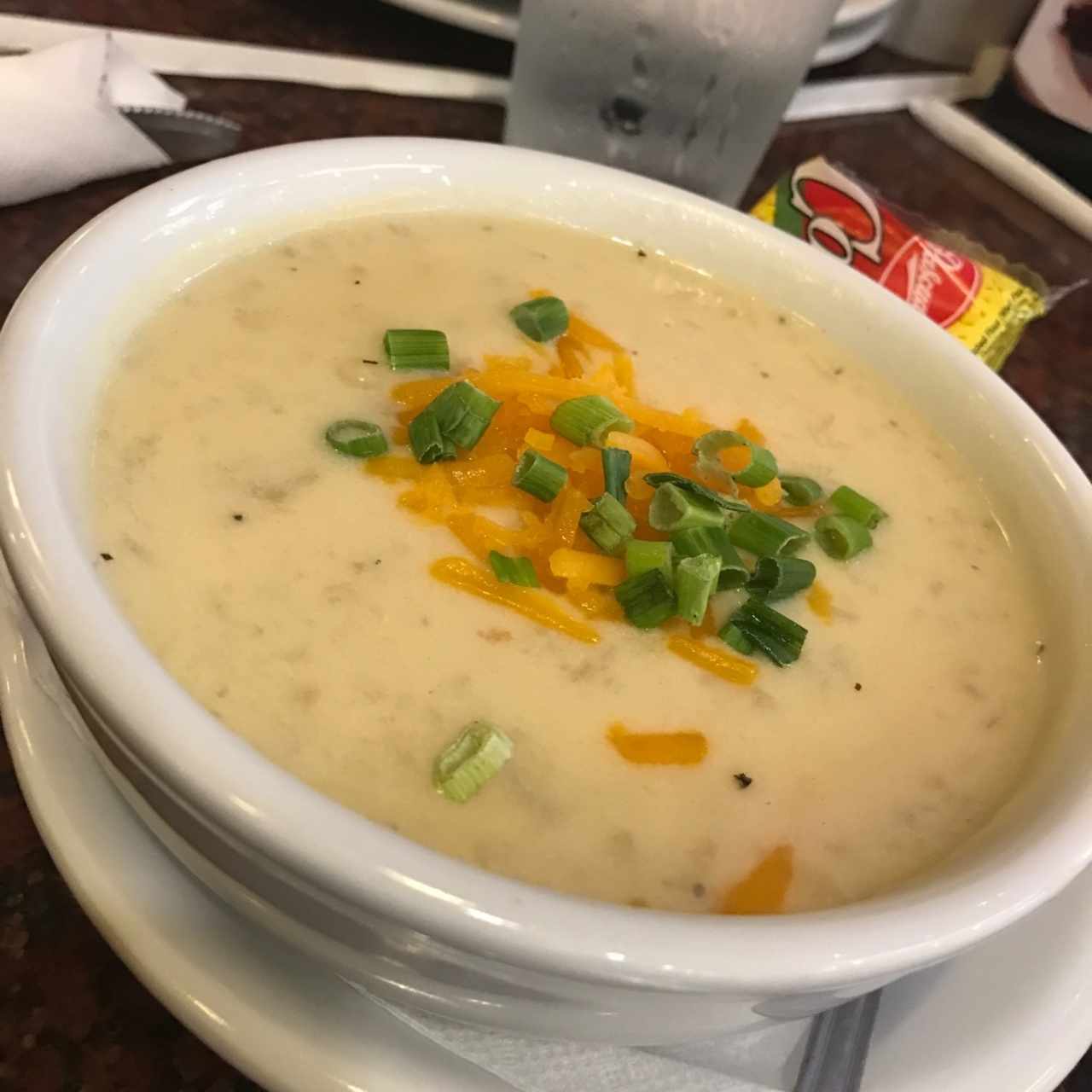 sopa de papas 👏 menos de 500 calorias