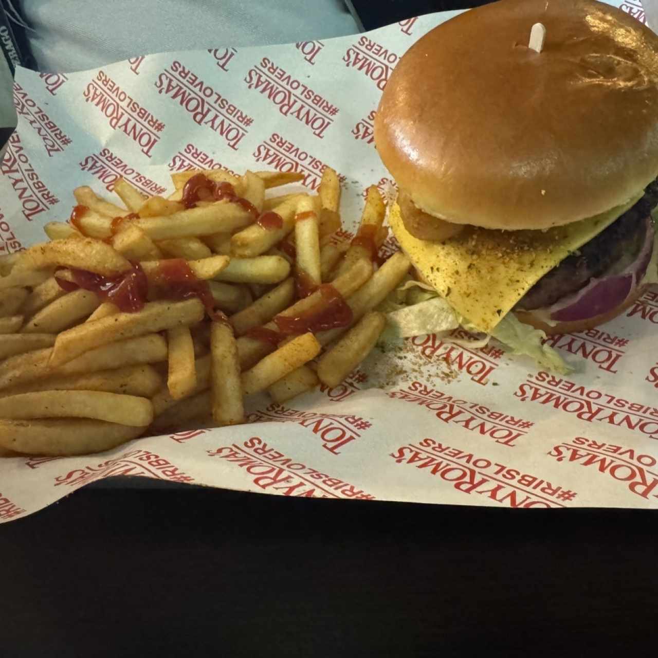 Cajun Onion Burguer