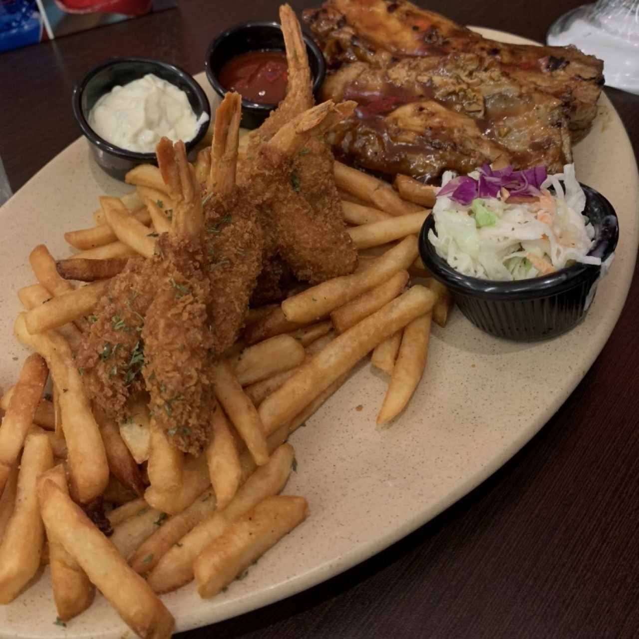 Short Ribs y South Miami Shrimp