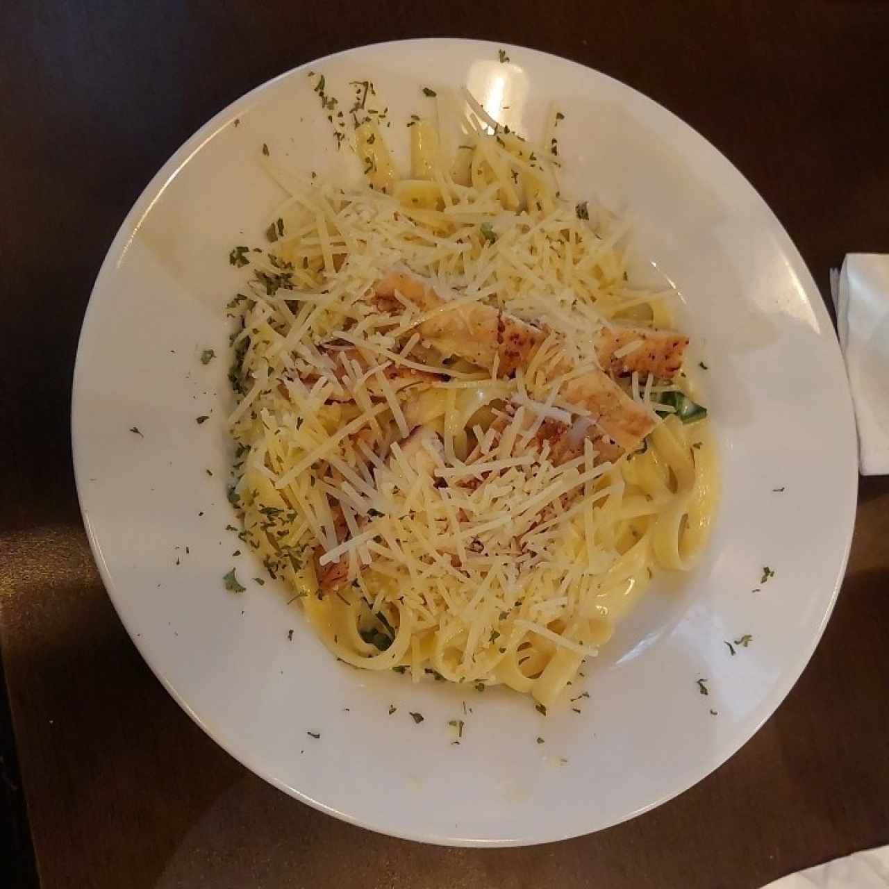 Chicken Alfredo Florentine