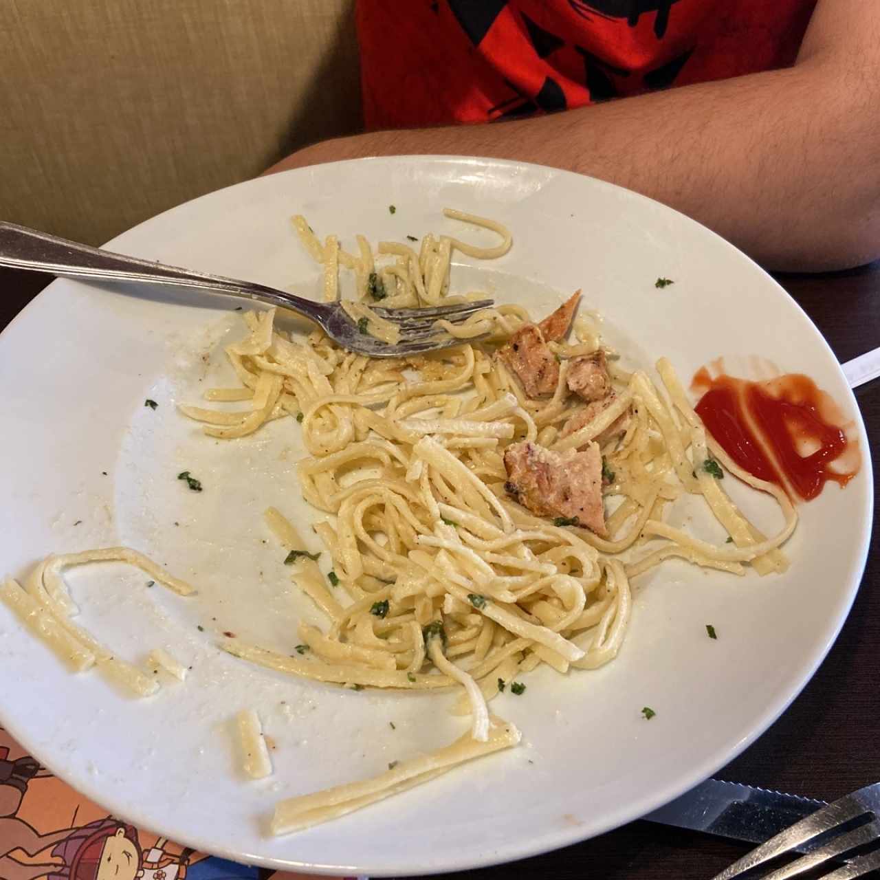 Terminado chiken afredo pasta awwww