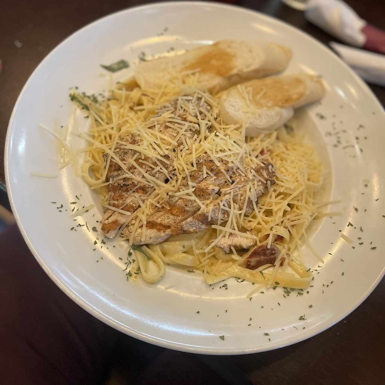 Chicken Alfredo Florentine