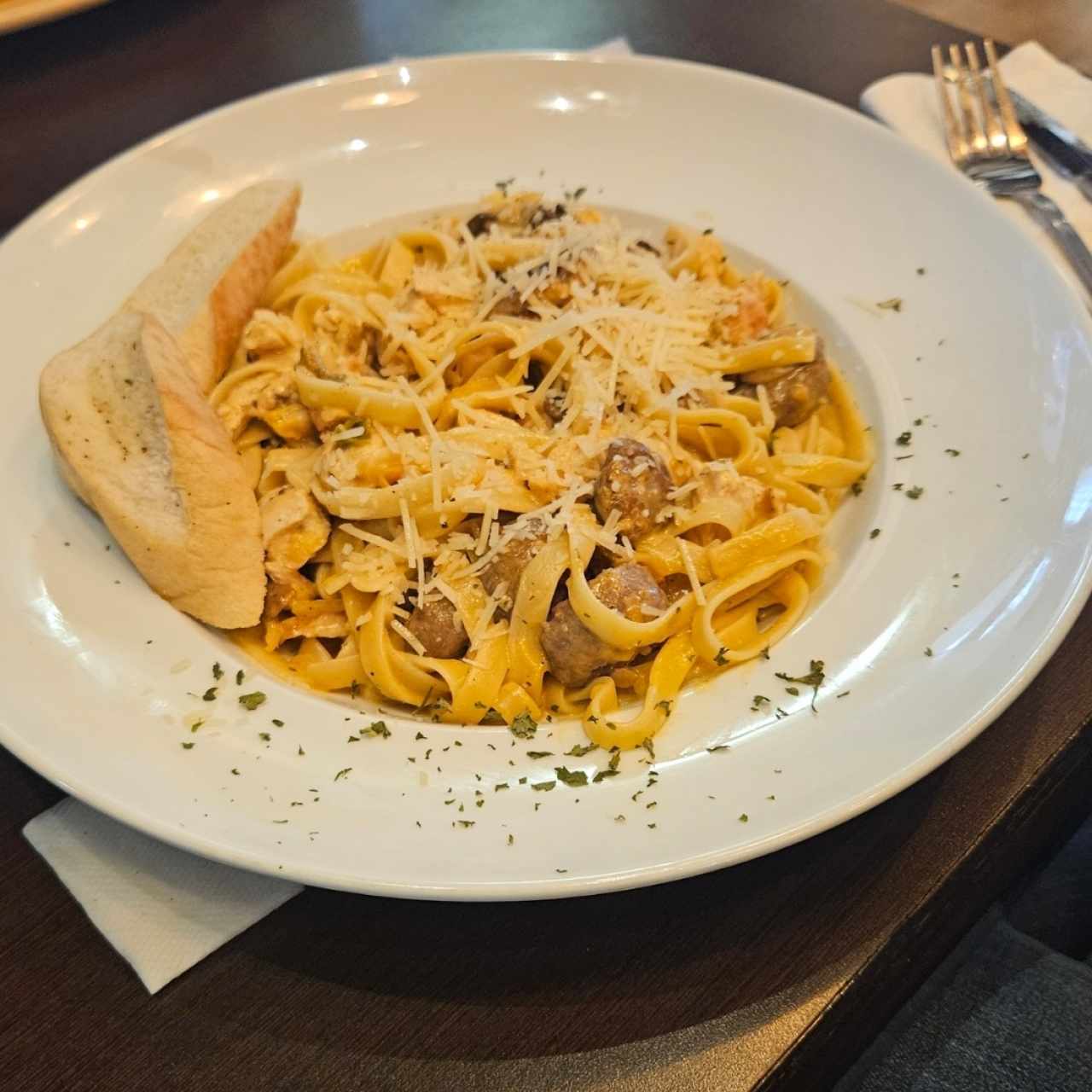 Chicken Alfredo Florentine