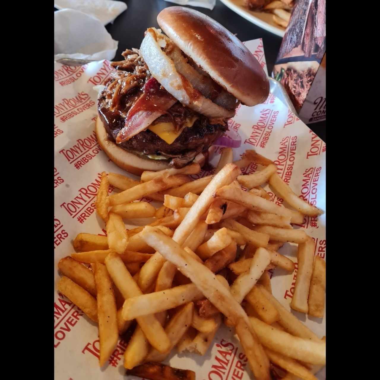 Oh my Baby Back Burger