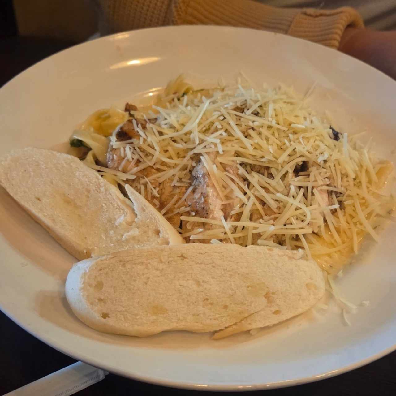 Chicken Alfredo Florentine