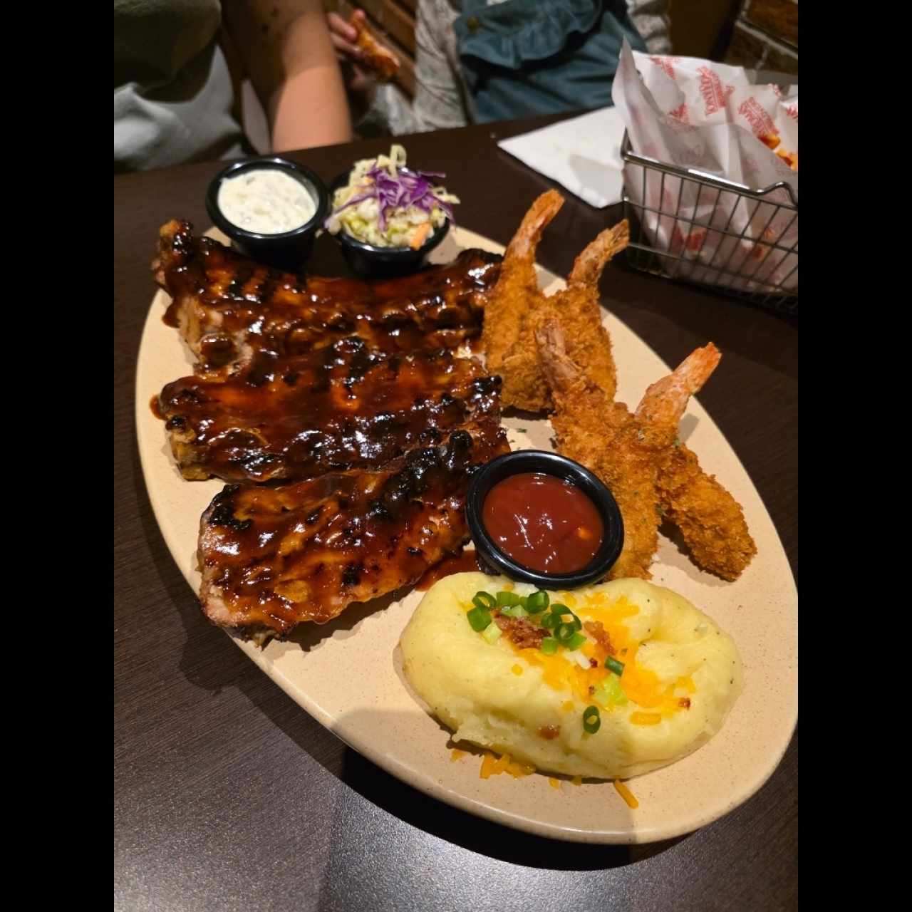 Short Ribs y South Miami Shrimp