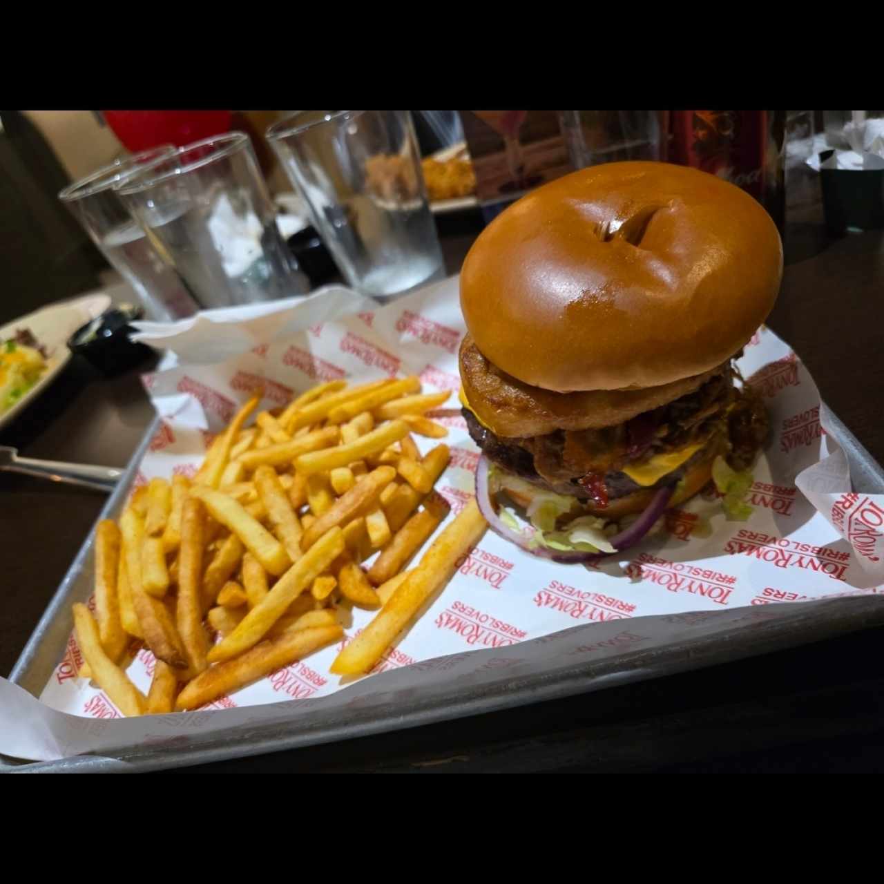 Cajun Onion Burguer
