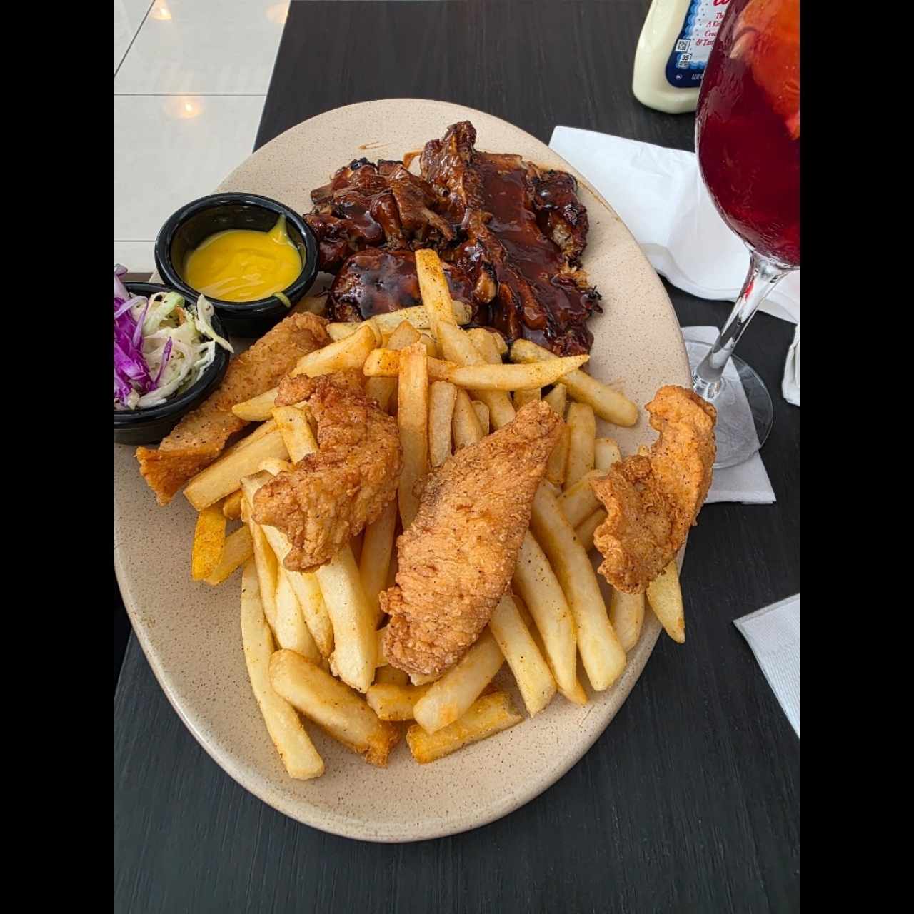 Short Ribs y BBQ Chicken
