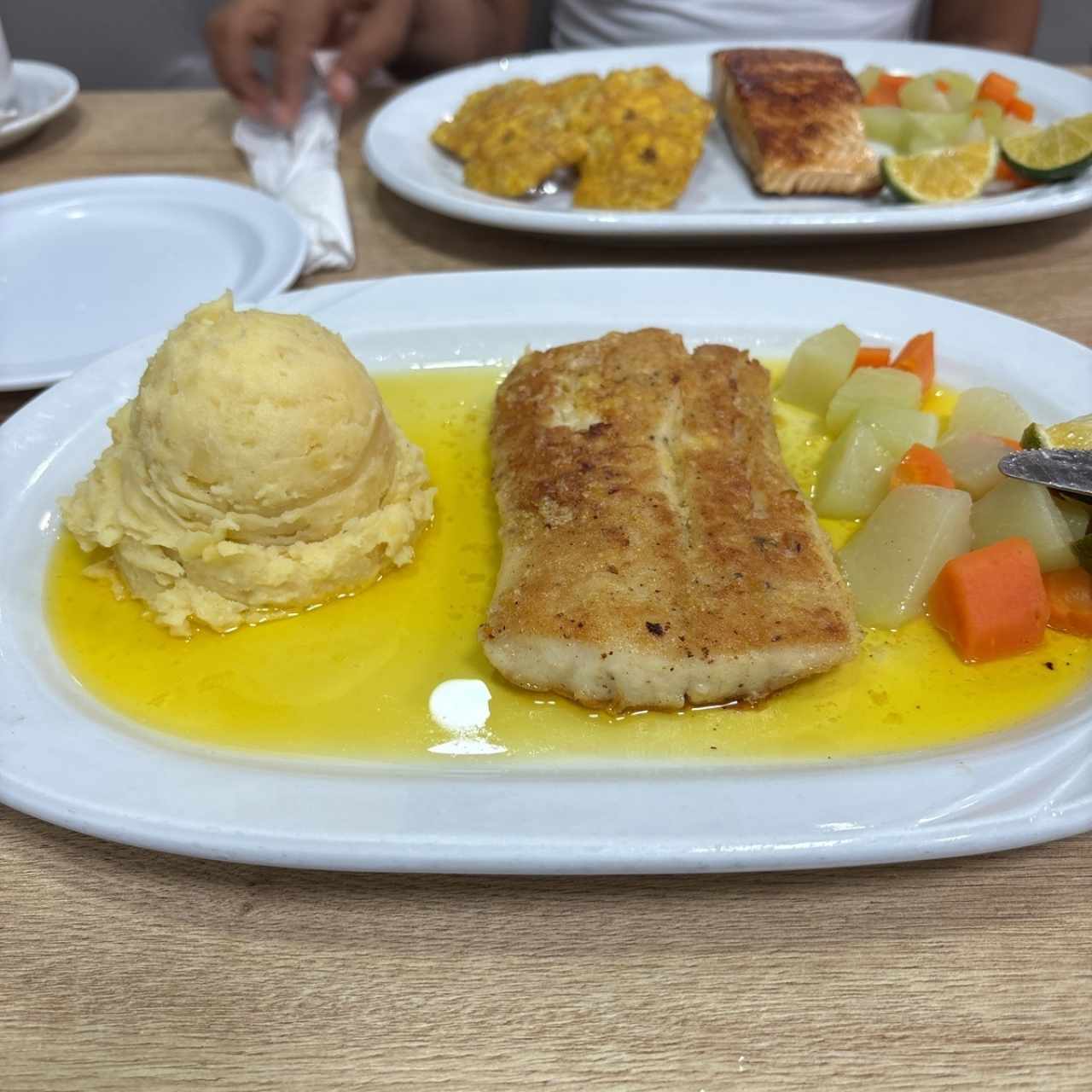 Corvina a la mantequilla 