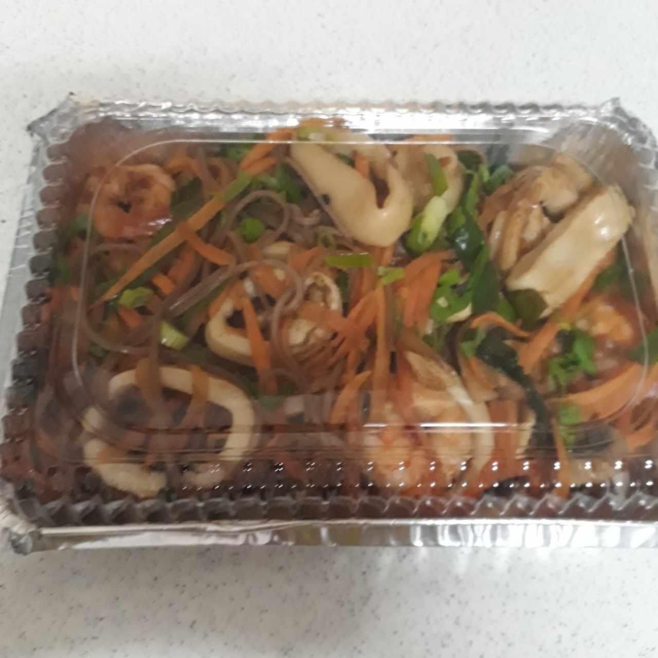 Yakisoba con Mariscos