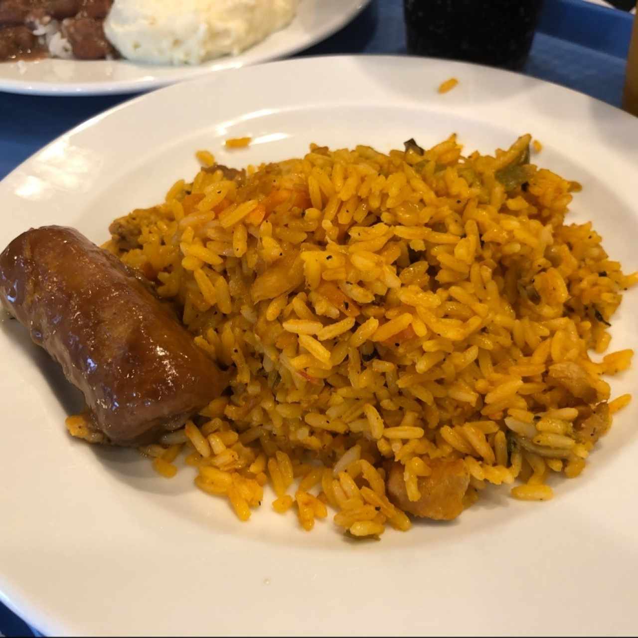 Menu del Dia ( Sabado )   Arroz con pollo! 💕