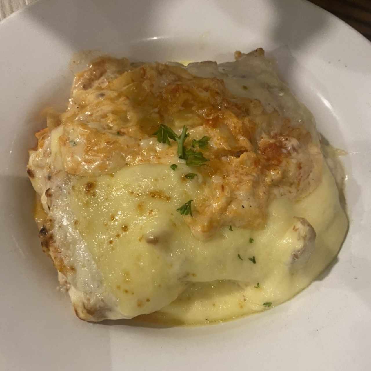 Lasagña de Pollo Gratinada