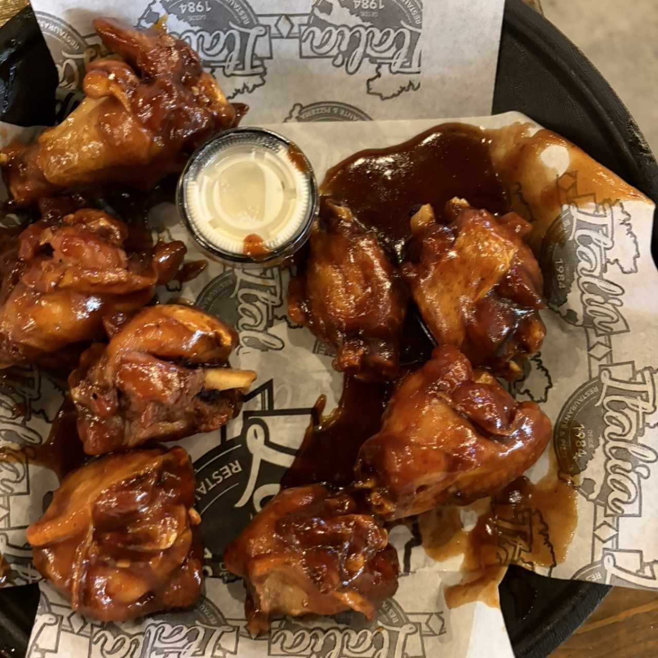 Alitas bbq