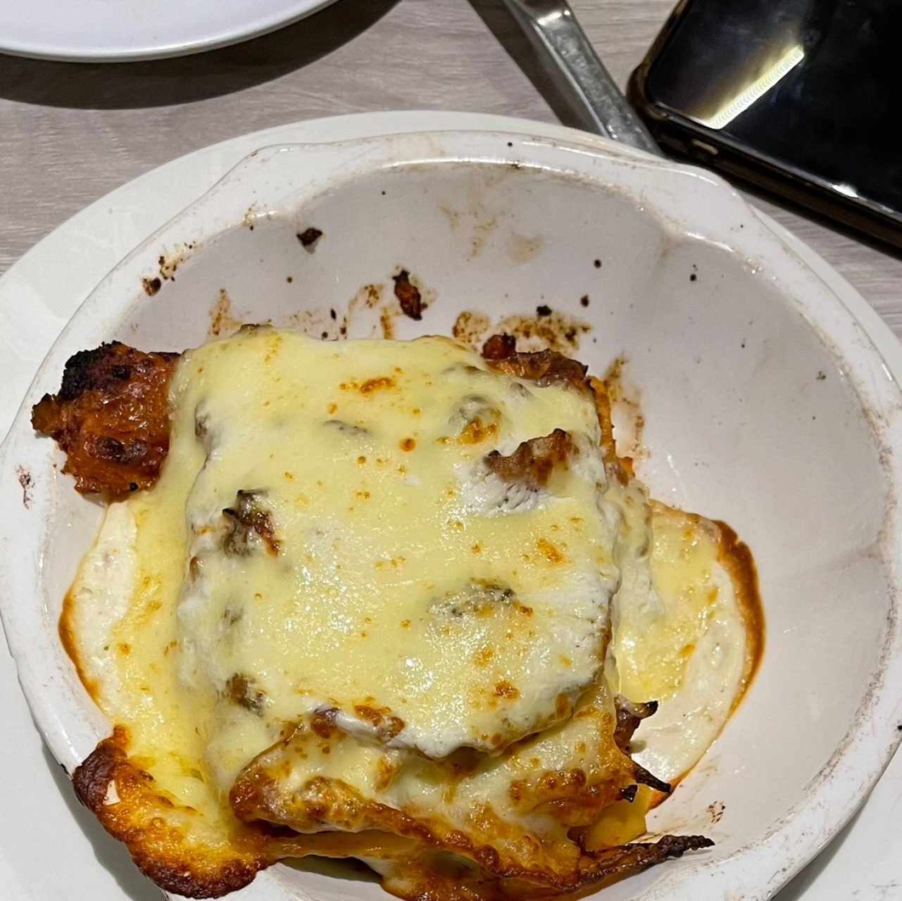 Lasagña de Carne Gratinada