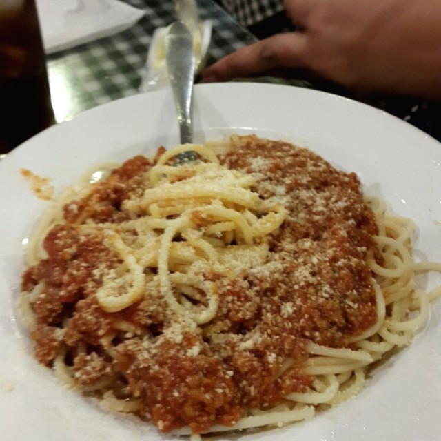 Spaghetti a la boloñesa