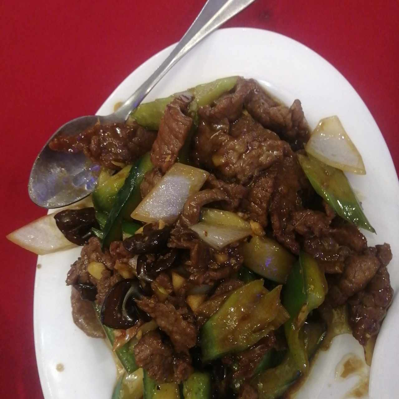 carne con vegetales