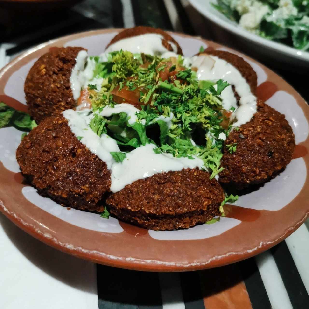 Ración de falafel