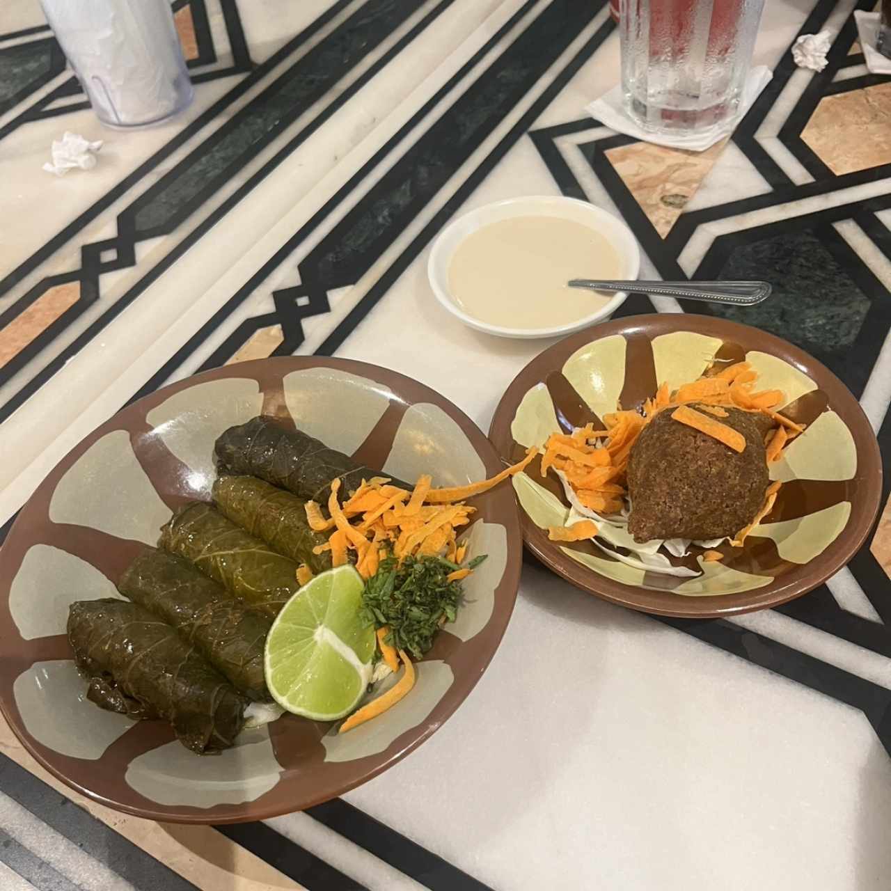 Kibbe y dolma