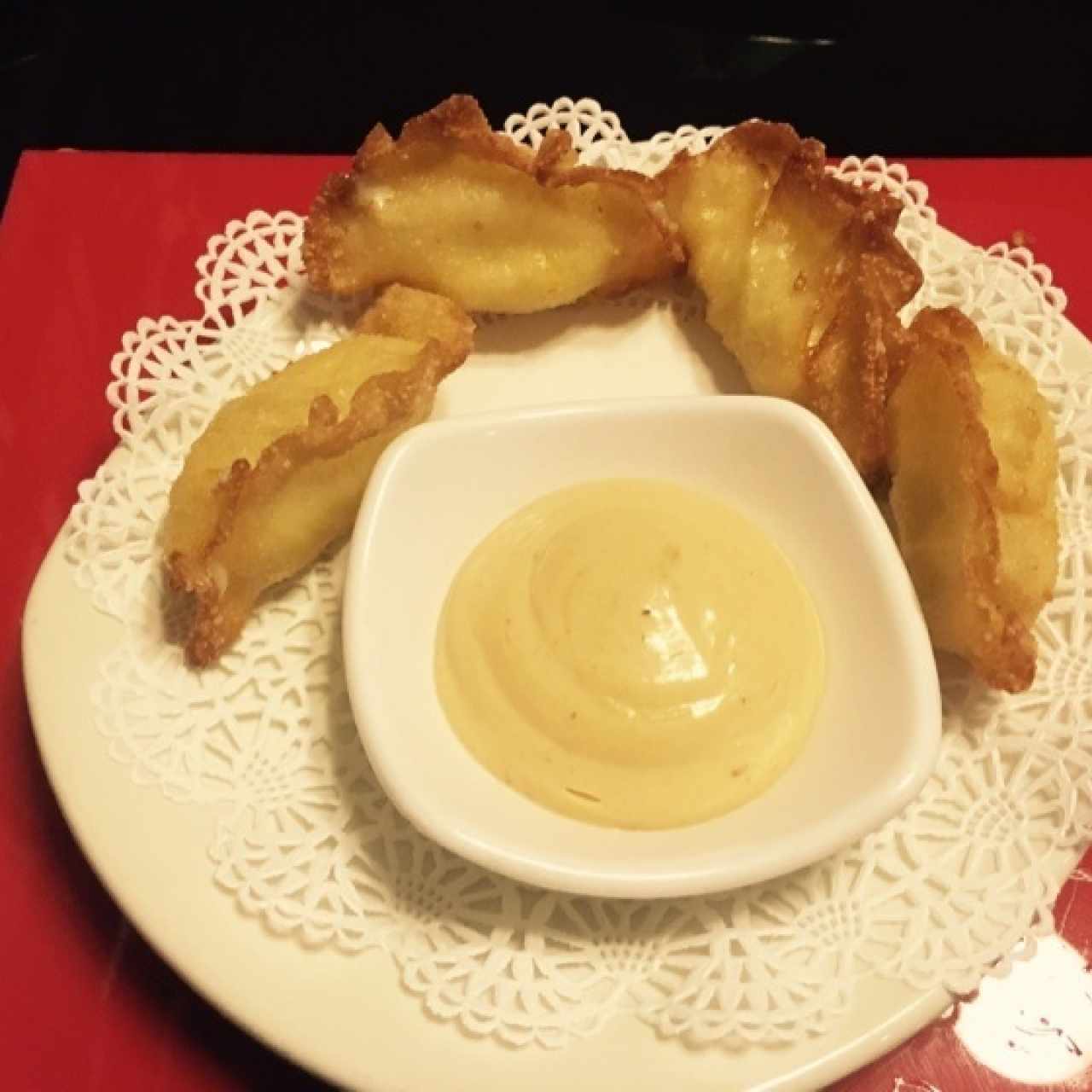 gyosas de queso