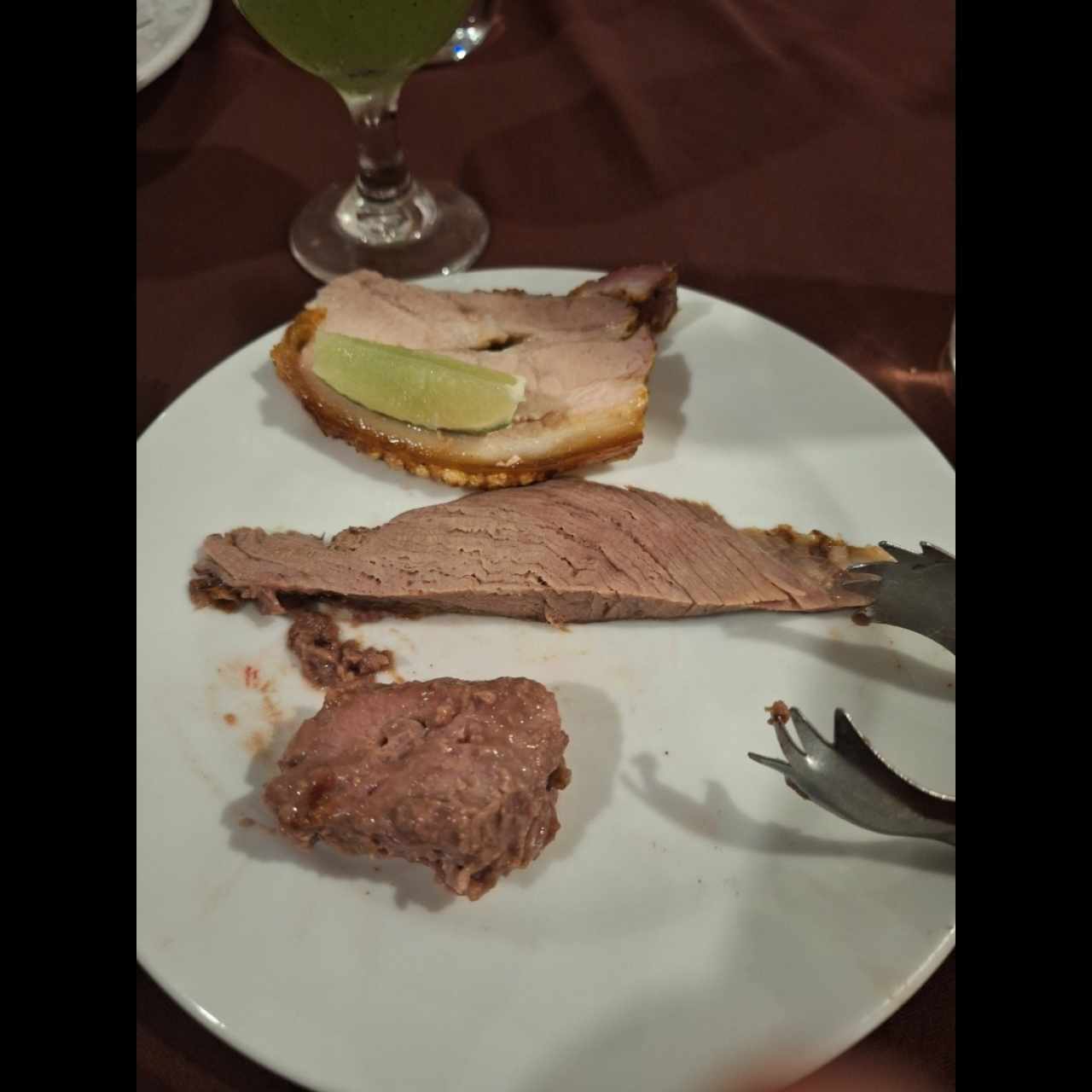 Costilla de Cerdo, Entraña con Queso....