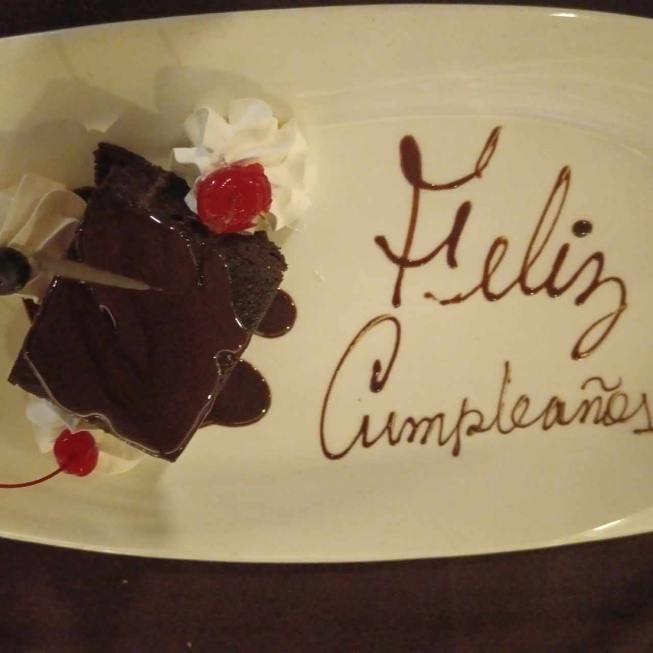Postre de cortesía 
