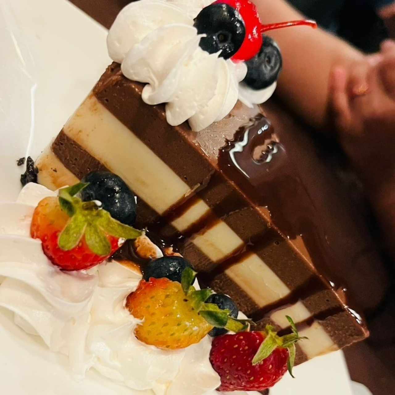 Postre de 3 chocolates
