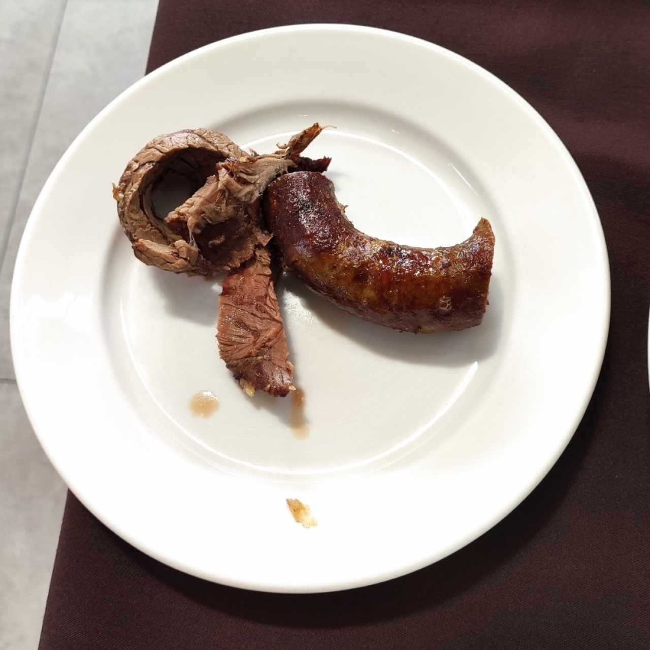 chorizo y entraña