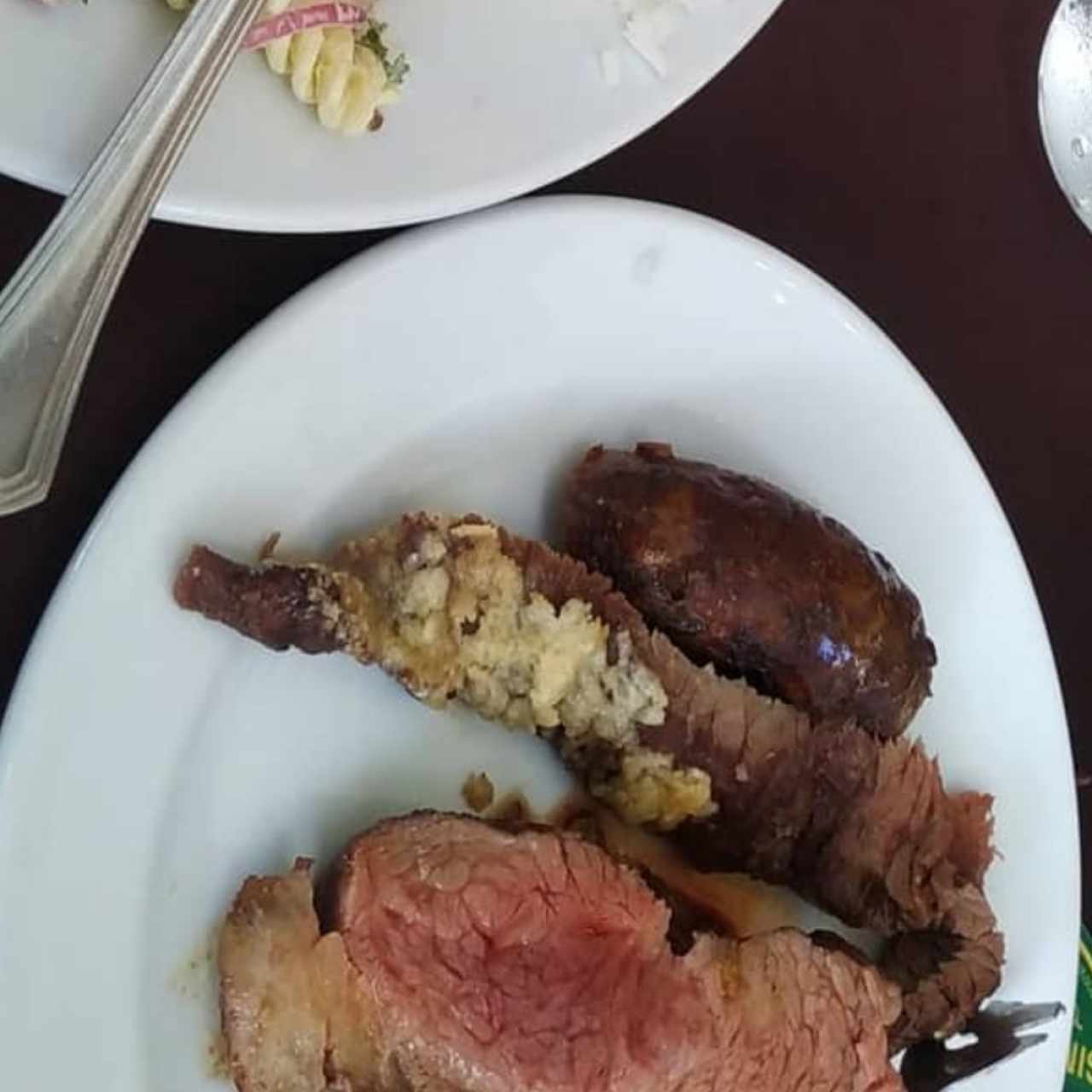 entraña, chorizo y picaña