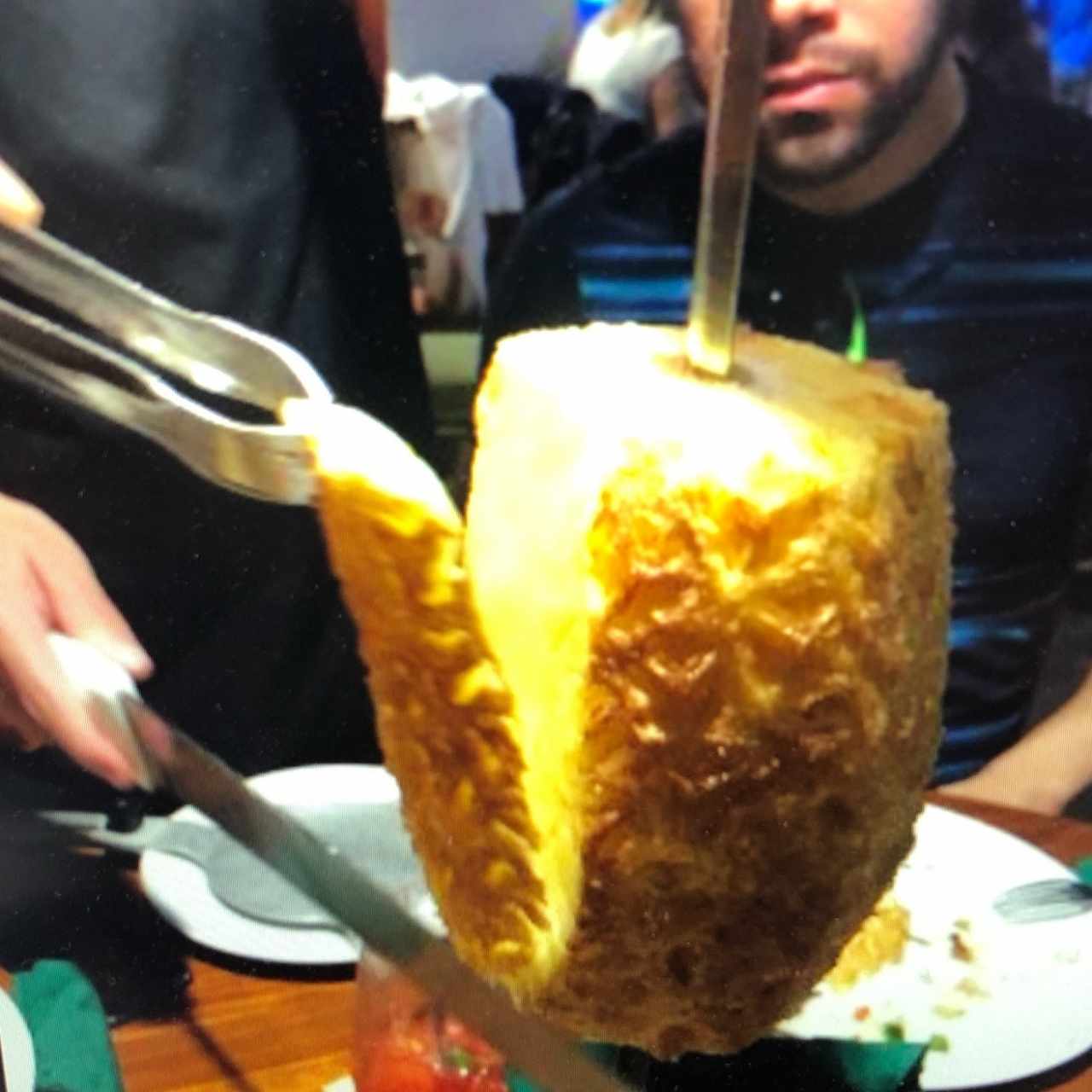 Piña asada 😋😋😋 