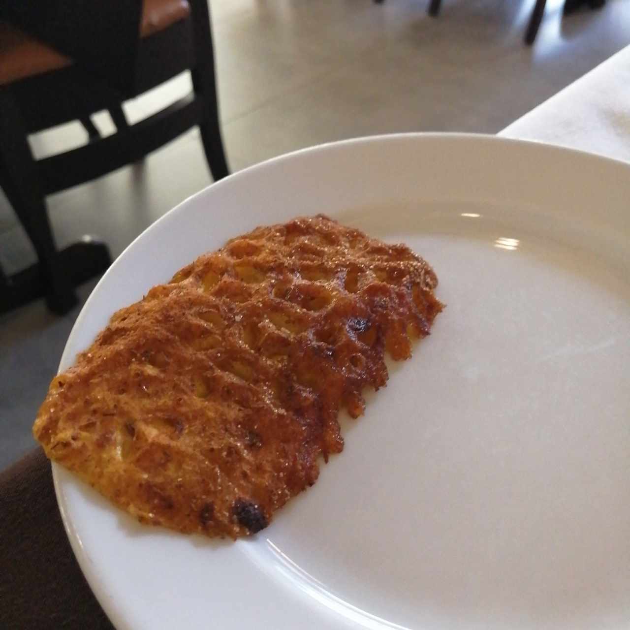 Piña asada con canela 