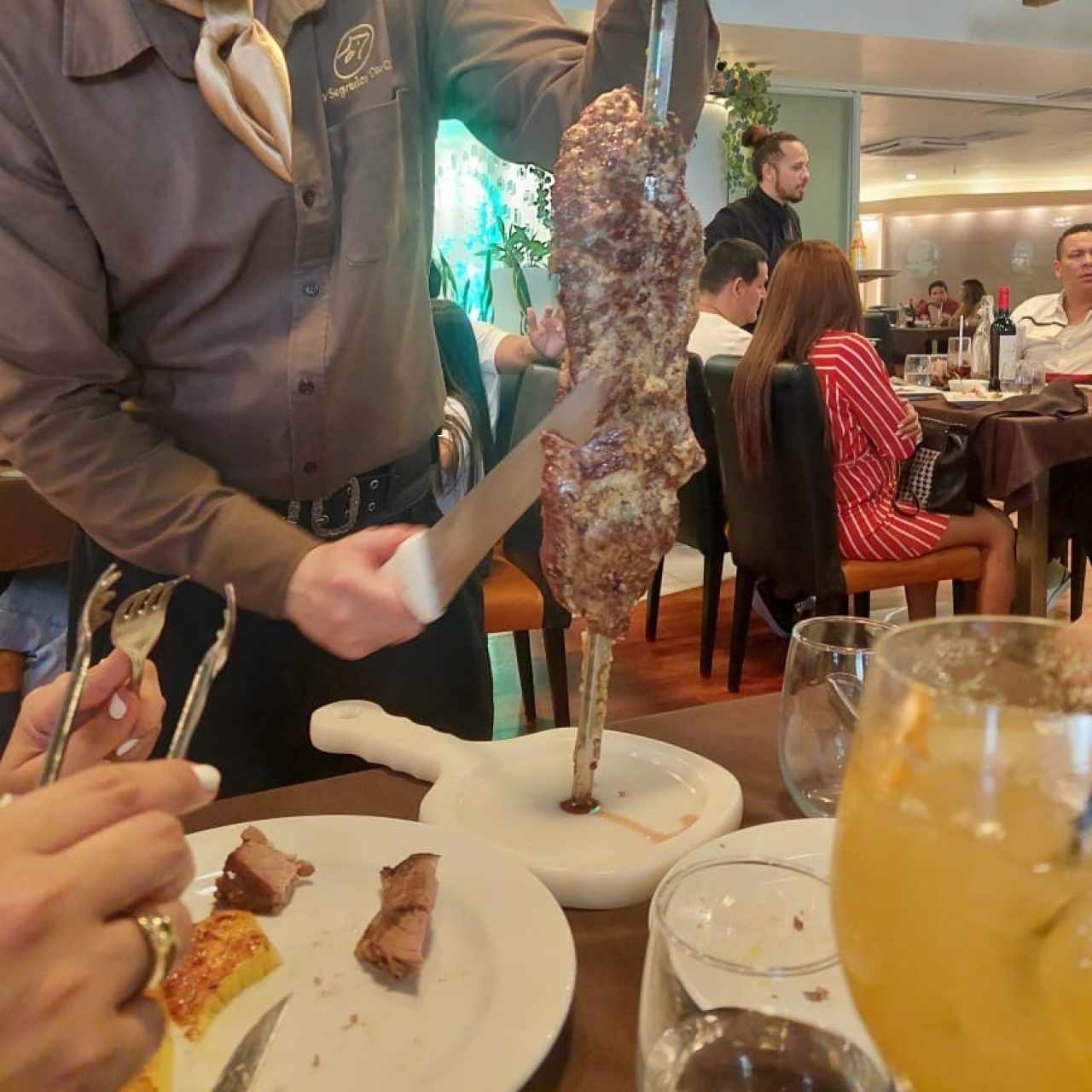 Entraña con queso