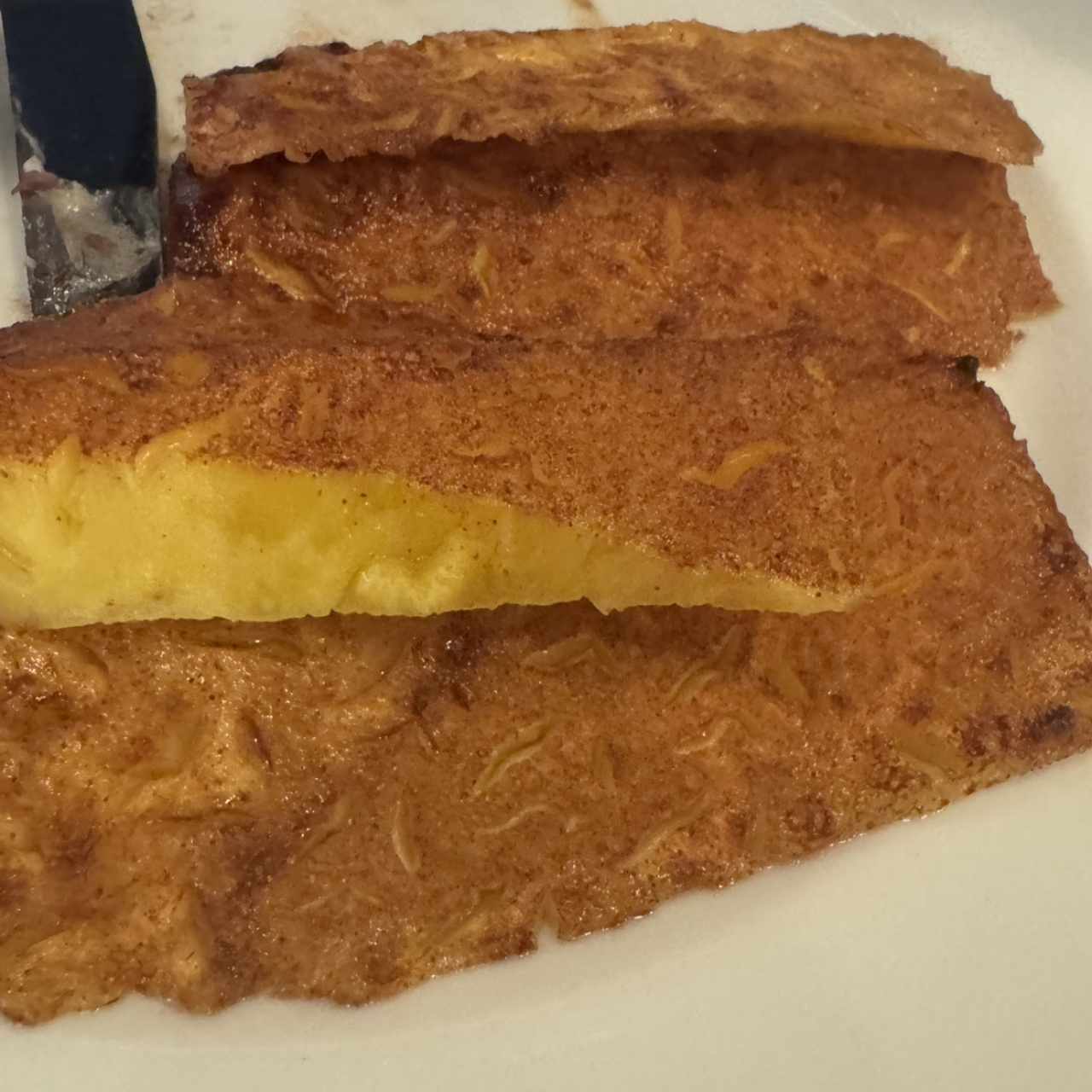 Piña con canela