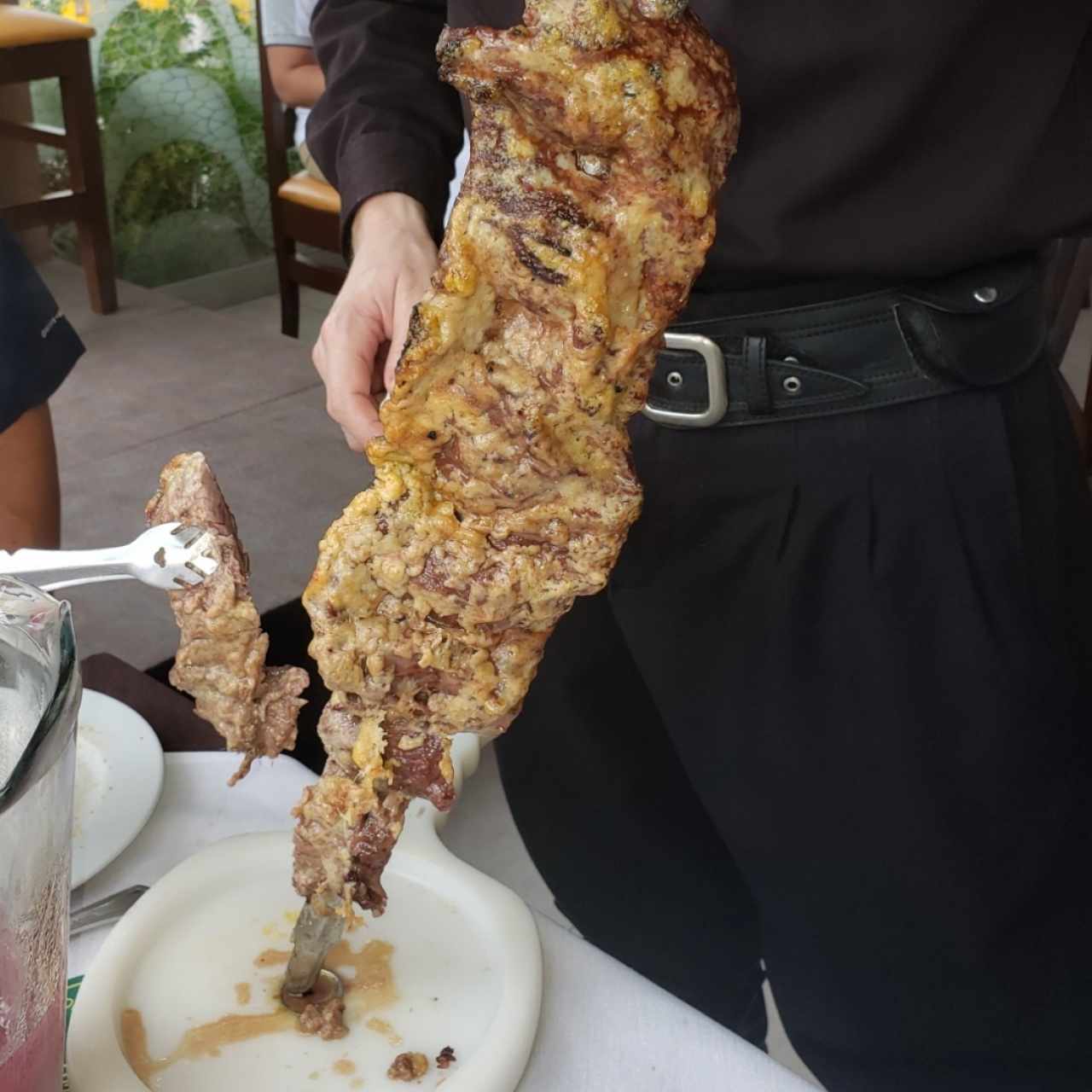 Entraña con parmesano